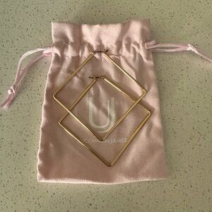 Uncommon James Gold Girl Boss Earrings - Large